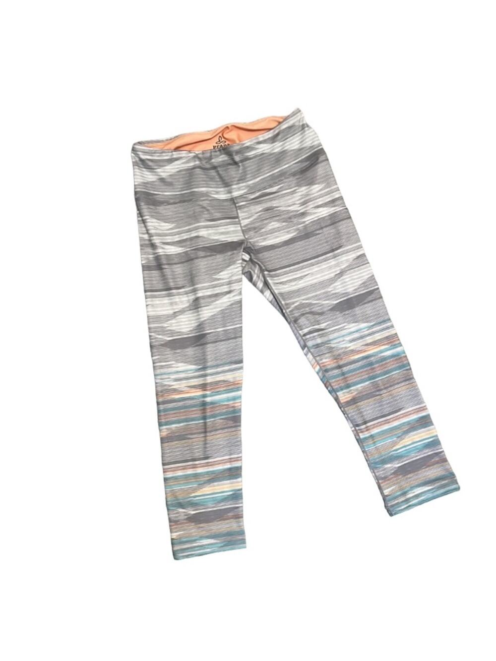 Prana Womens Size Small Capri Legging Pillar Ashy Sunrise Printed Mid Rise NWOT